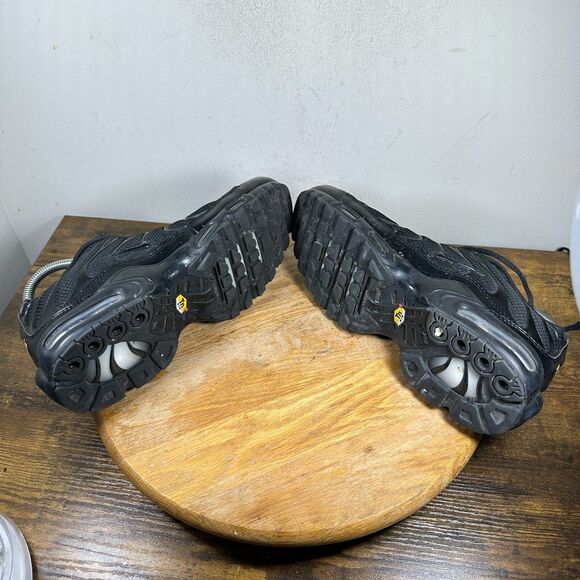 Nike Air Max Plus Triple Black Shoes Mens Size 8.5 604133-050 - Picture 7 of 9